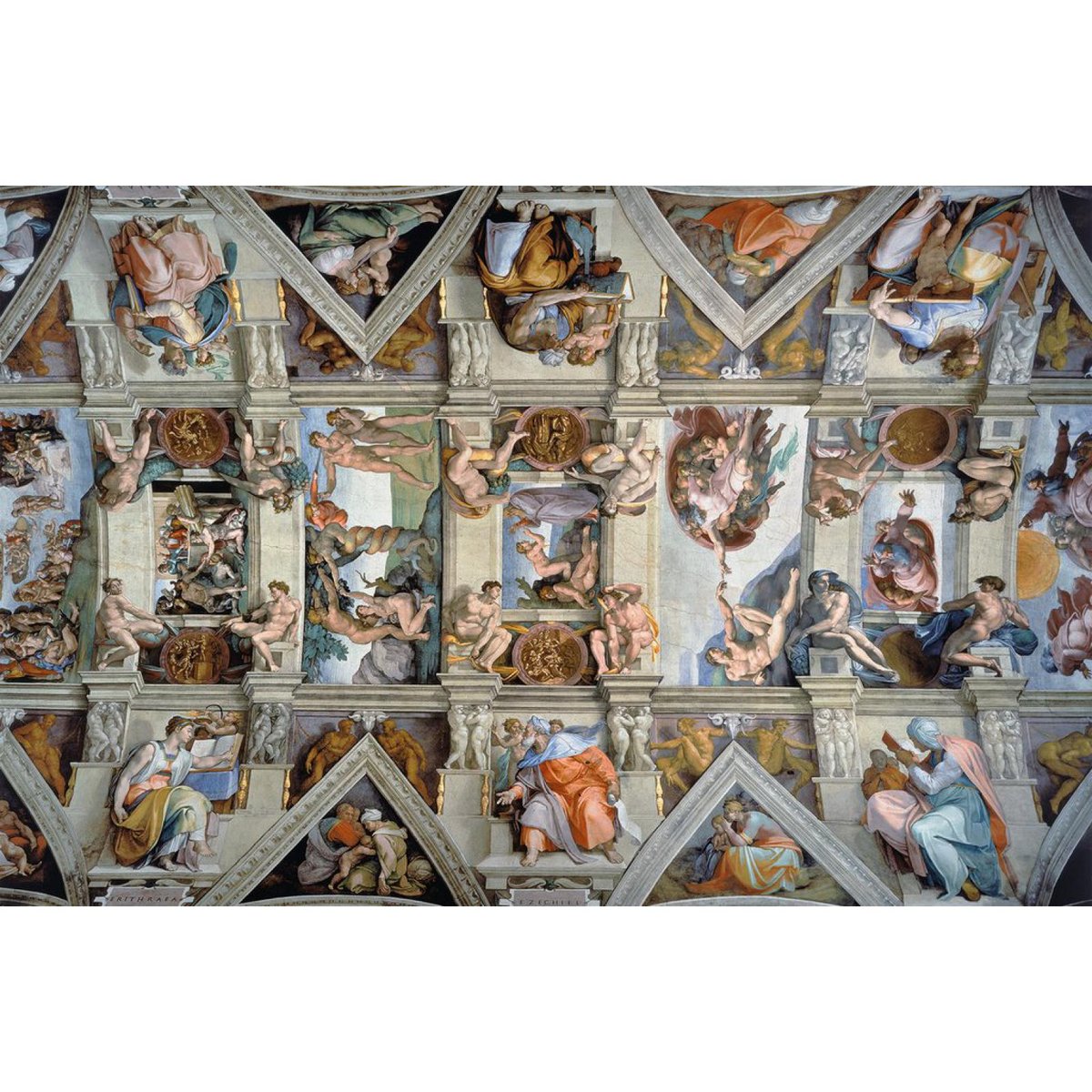 Puzzle 5000 pièces - Chapelle Sixtine couleur unique, RAVENSBURGER