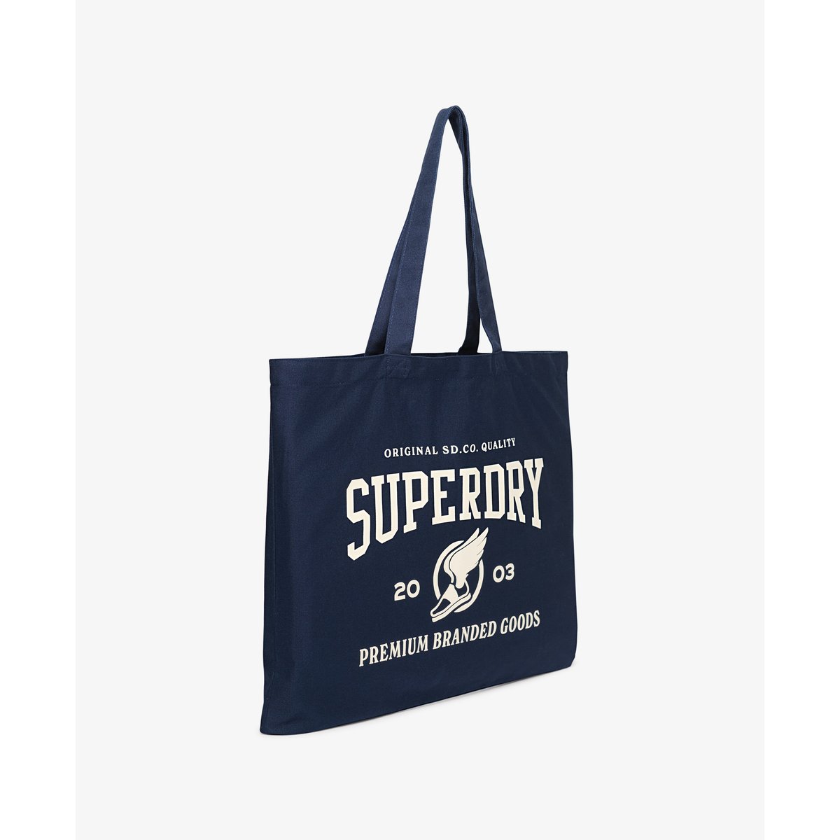 Cult Tote coupe décontractée bleu marine profond/blanc cassé, SUPERDRY