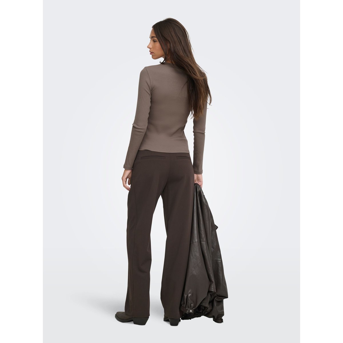 Pantalon De Tailleur violette - chocolate plum 1, JDY