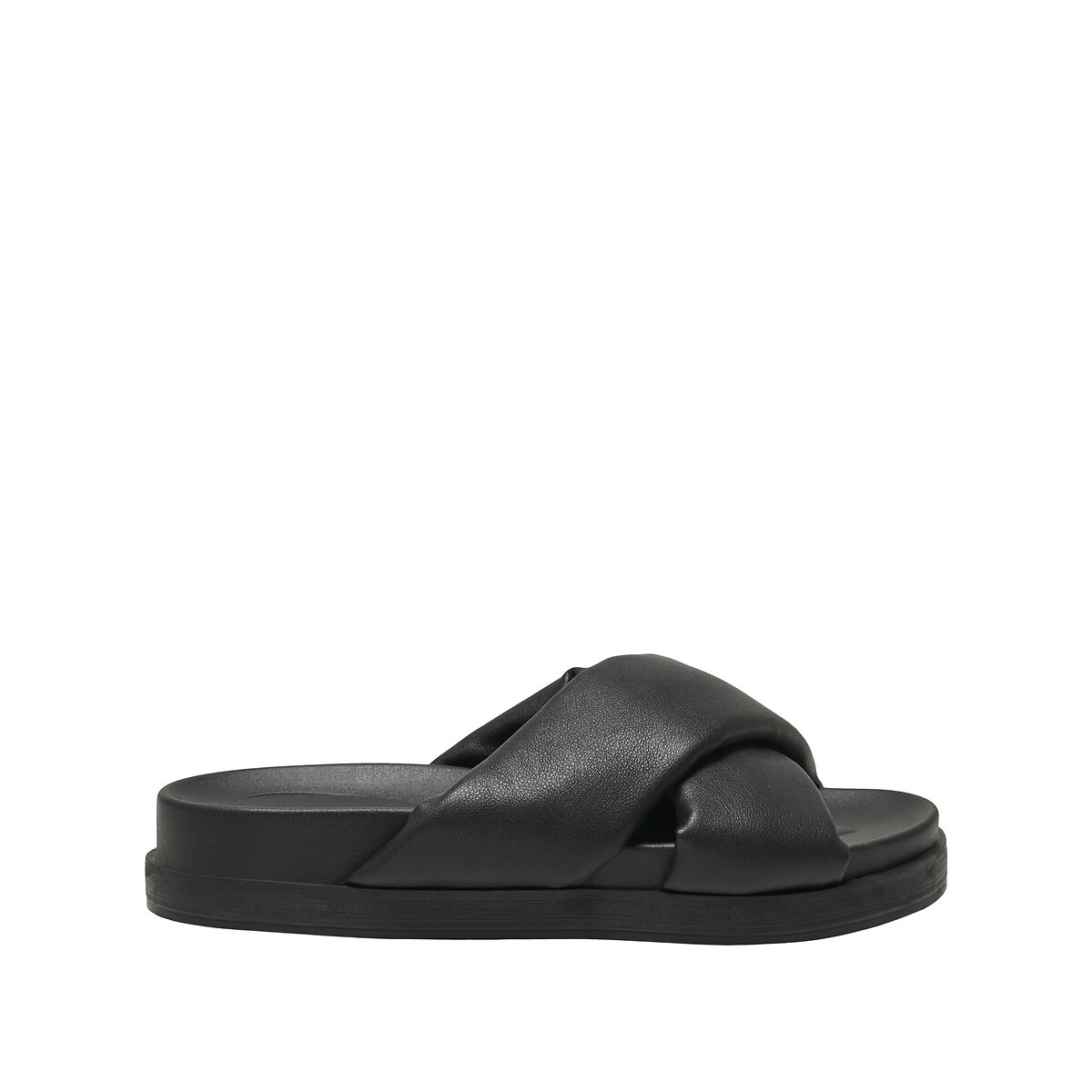 Mules croisées Minnie noir, ONLY SHOES