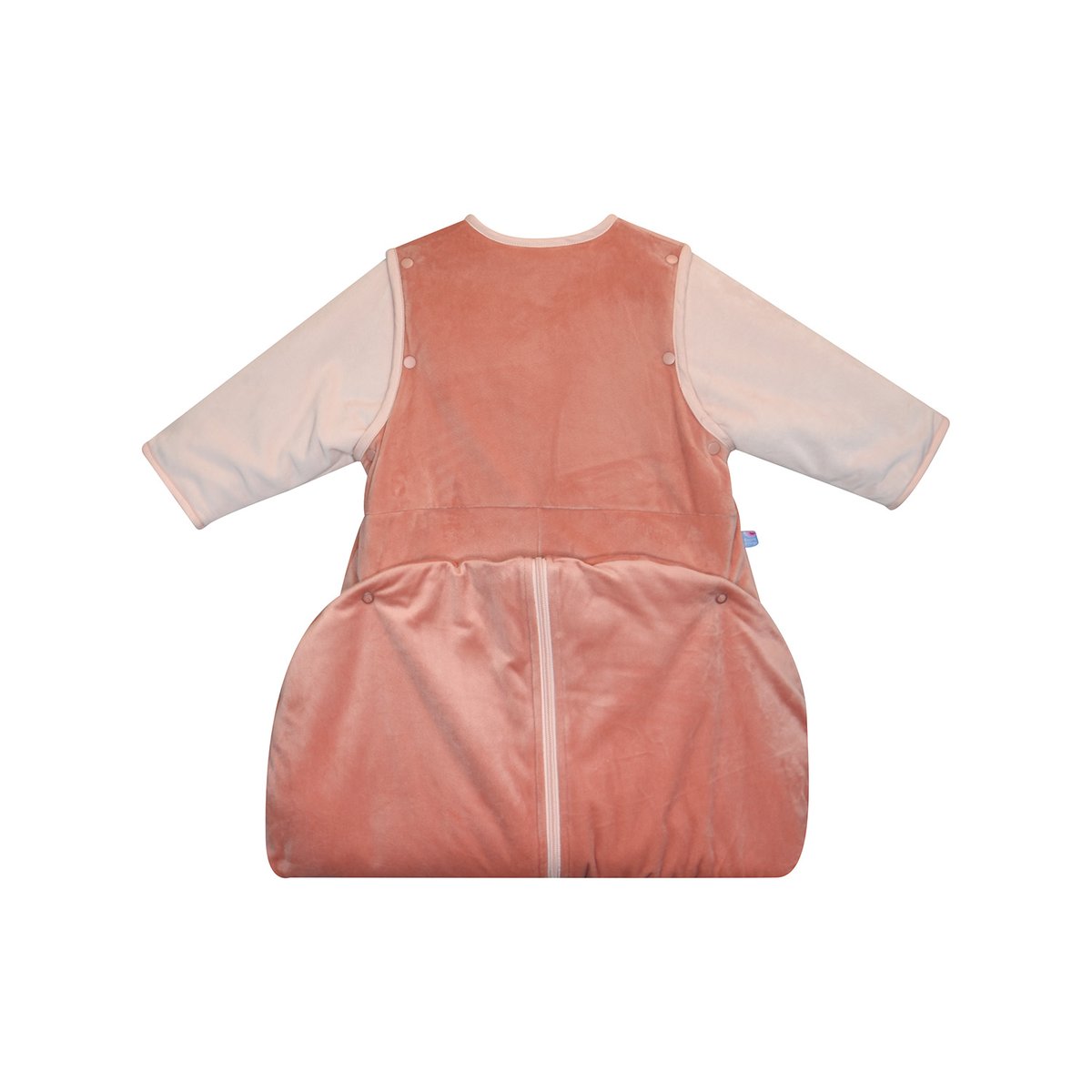 Gigoteuse 6/36m maelia velours doux manches amovibles securite auto rose, SUCRE D'ORGE