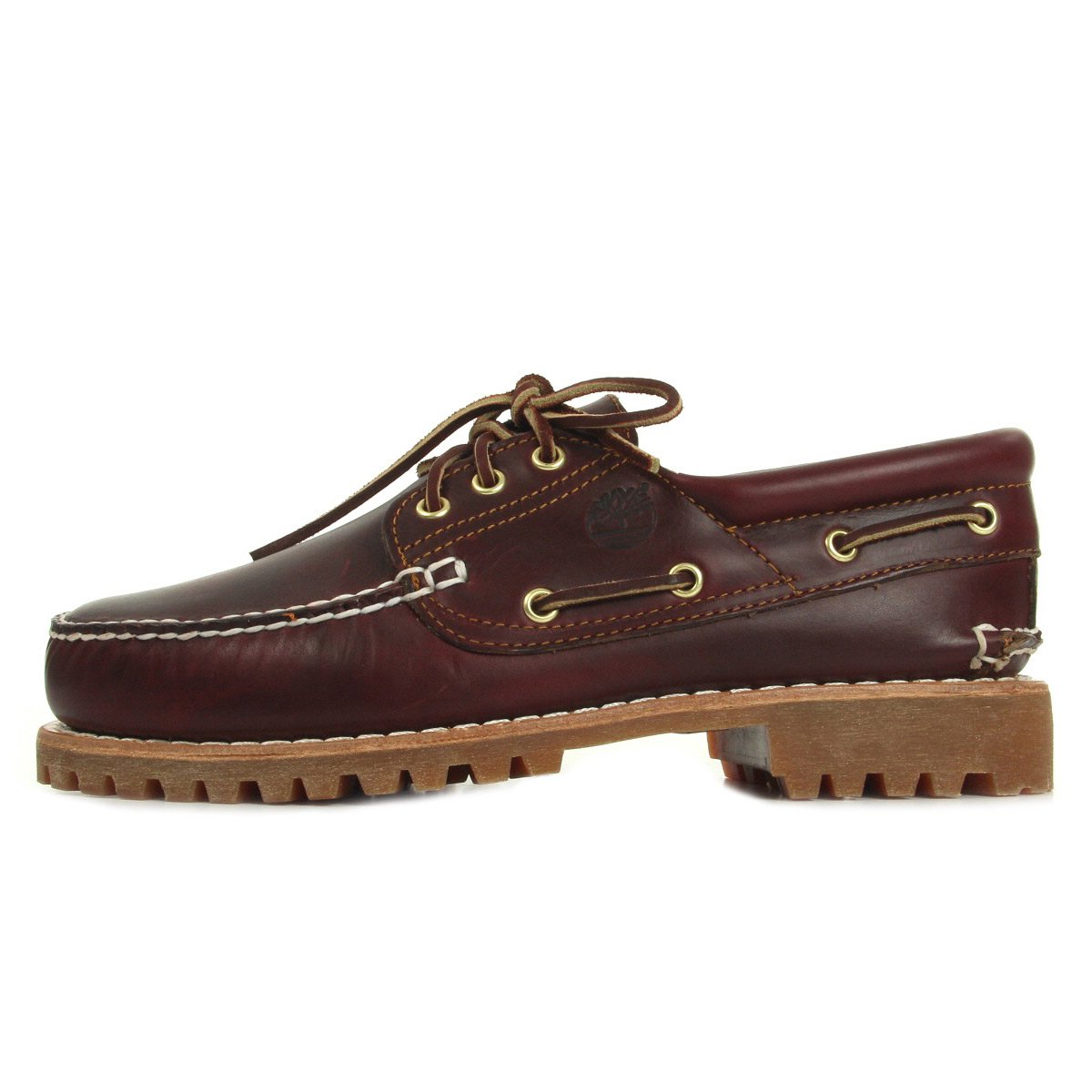 Chaussures Traditional Handsewn 3 Eye Lug Burgundy bordeaux, TIMBERLAND