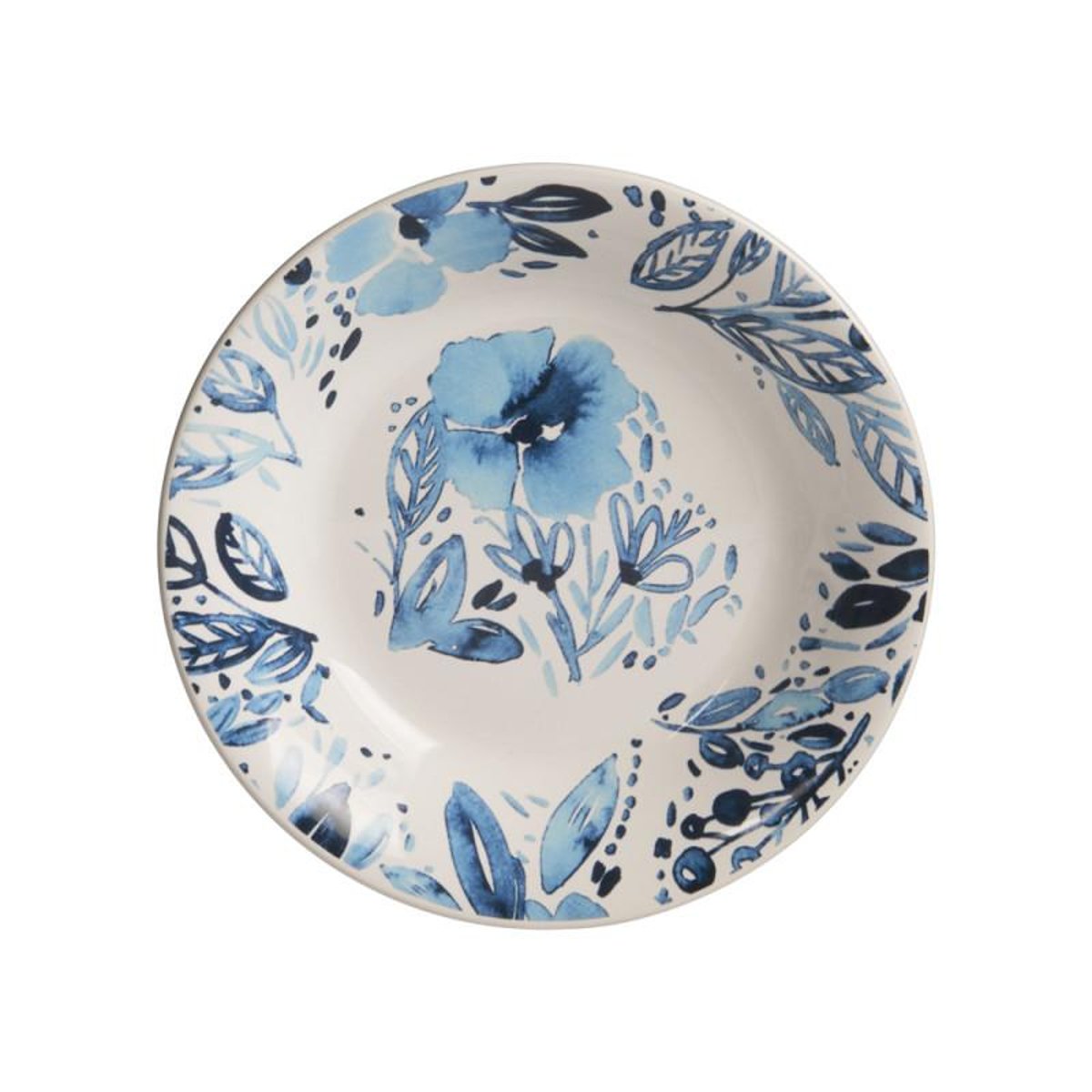 Service d'assiettes 18 pièces Jardin bleu, TREND UP