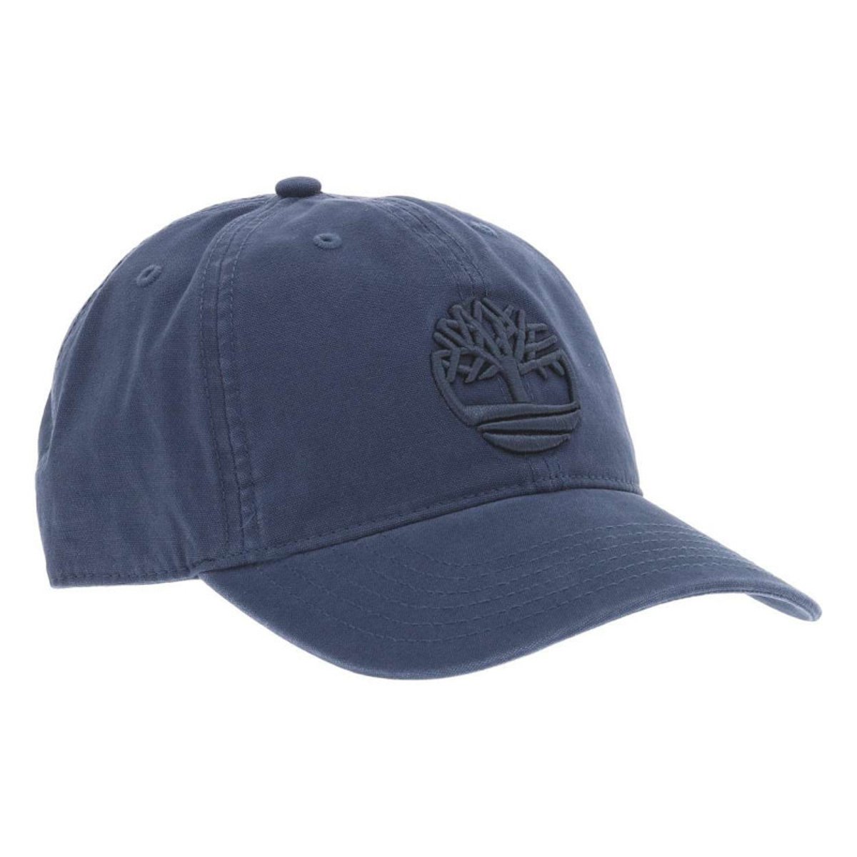 Casquette à coupe strapback en coton marine avec fermeture clip réglable marine, TIMBERLAND