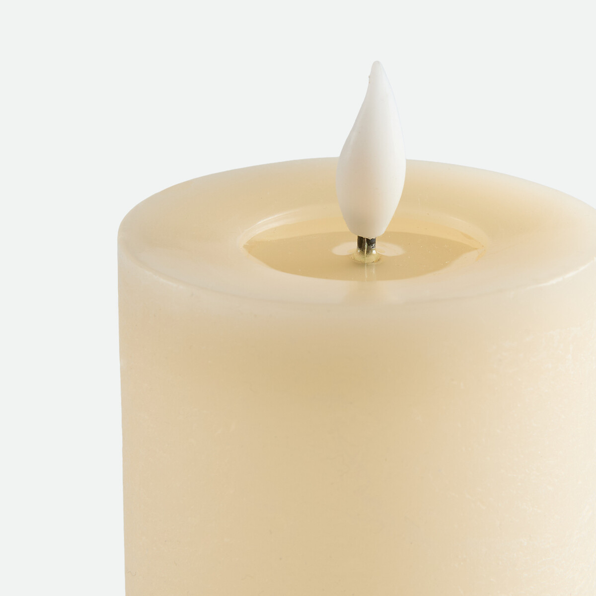 Bougie LED, en cire, hauteur 13,5 cm, CASPAR ecru, LA REDOUTE INTERIEURS