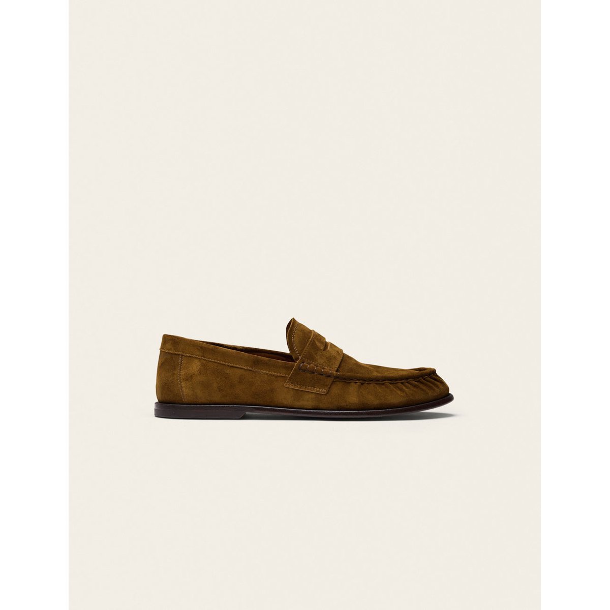 Mocassins DONI suède kaki, ODAJE