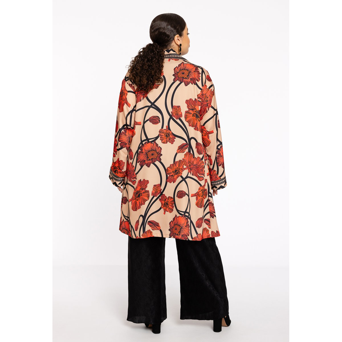 Gilet imprimée rouge, YOEK
