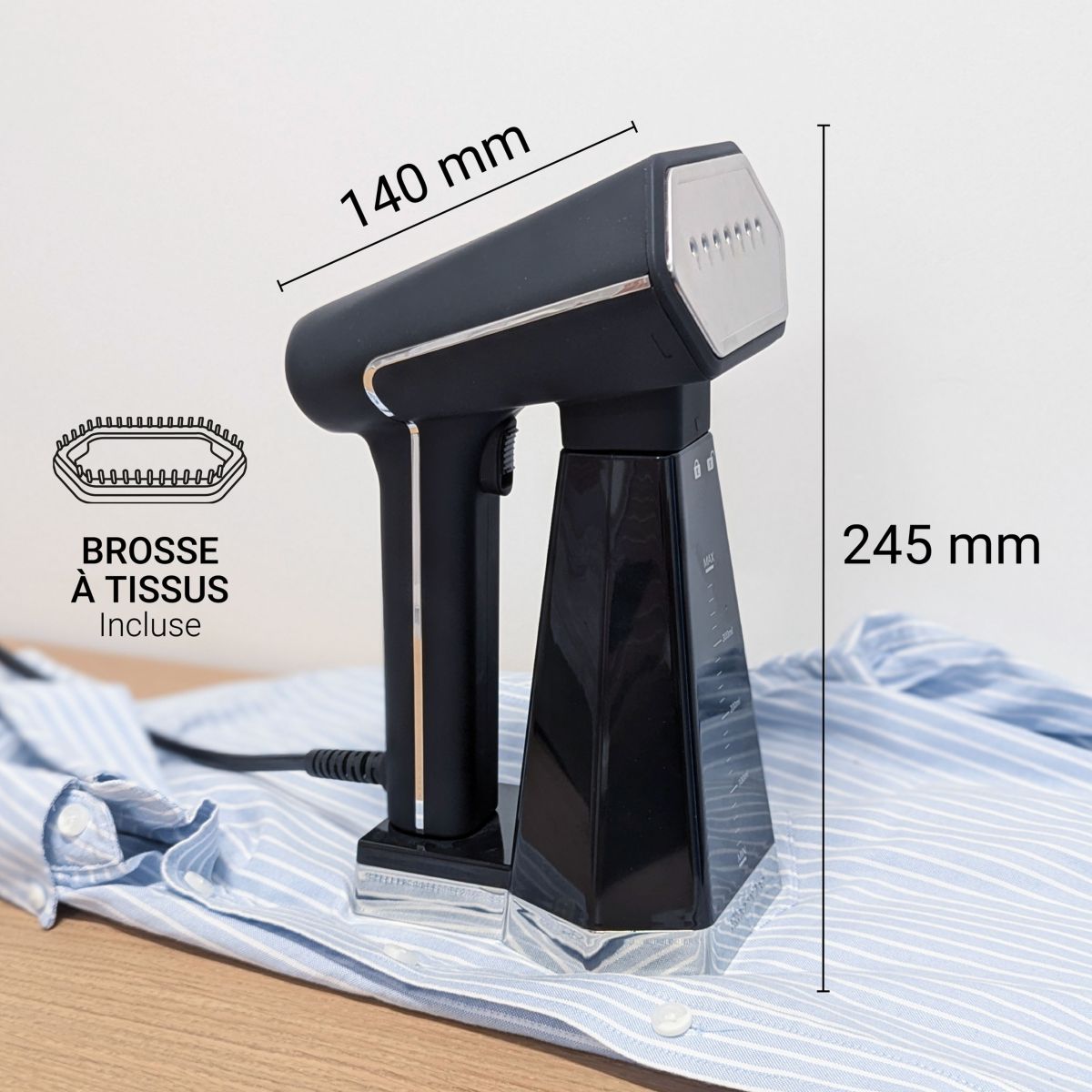 Défroisseur vapeur EUNS400B Victor couleur unique, STEAMONE
