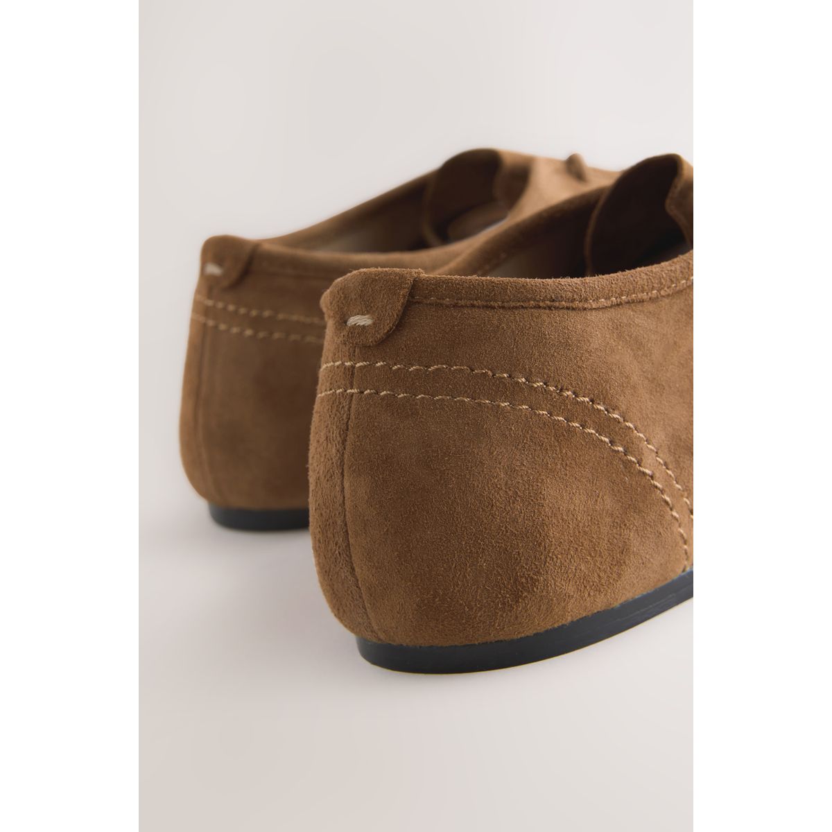 Chaussures en cuir à lacets marron fauve, NEXT