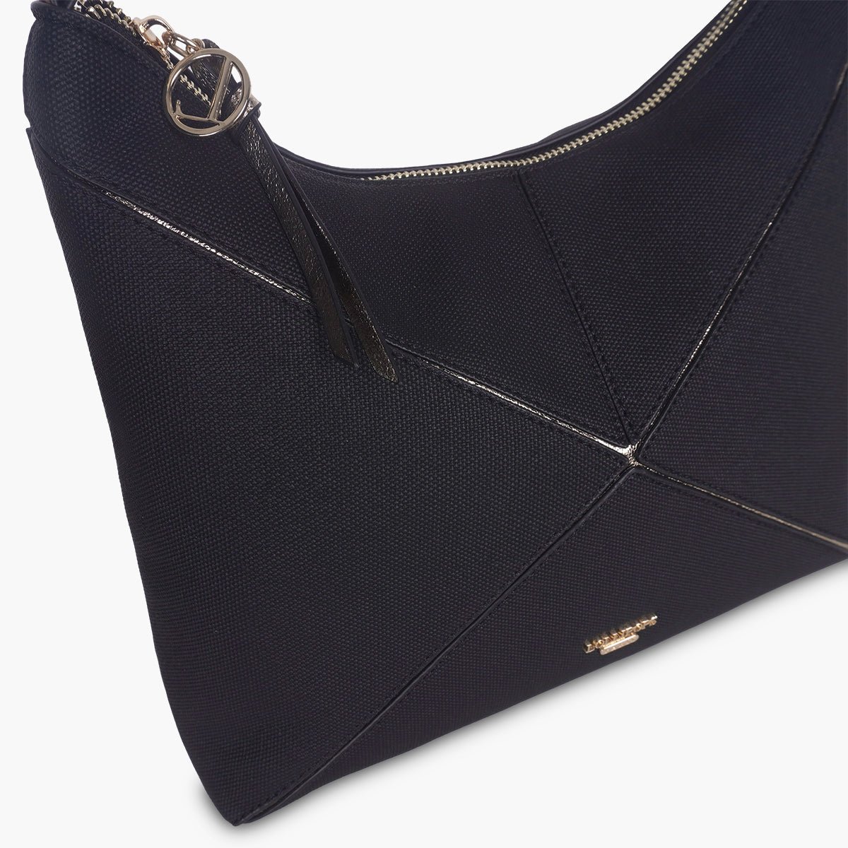 Sac hobo Tamelia noir,doré, LOLLIPOPS