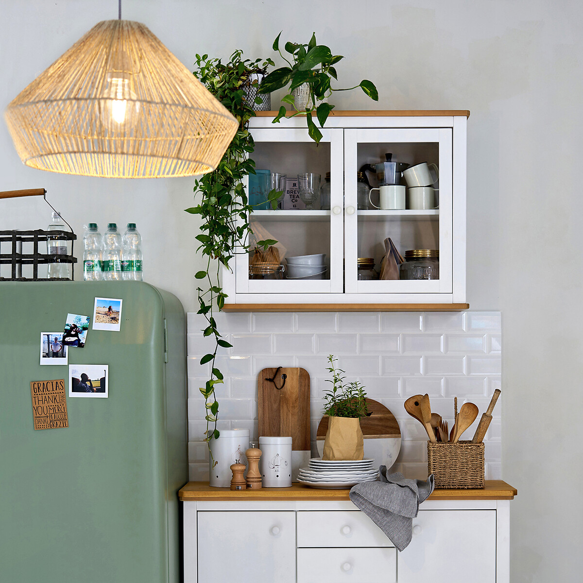 Lampadario Ø34 cm, Yaku naturale , LA REDOUTE INTERIEURS