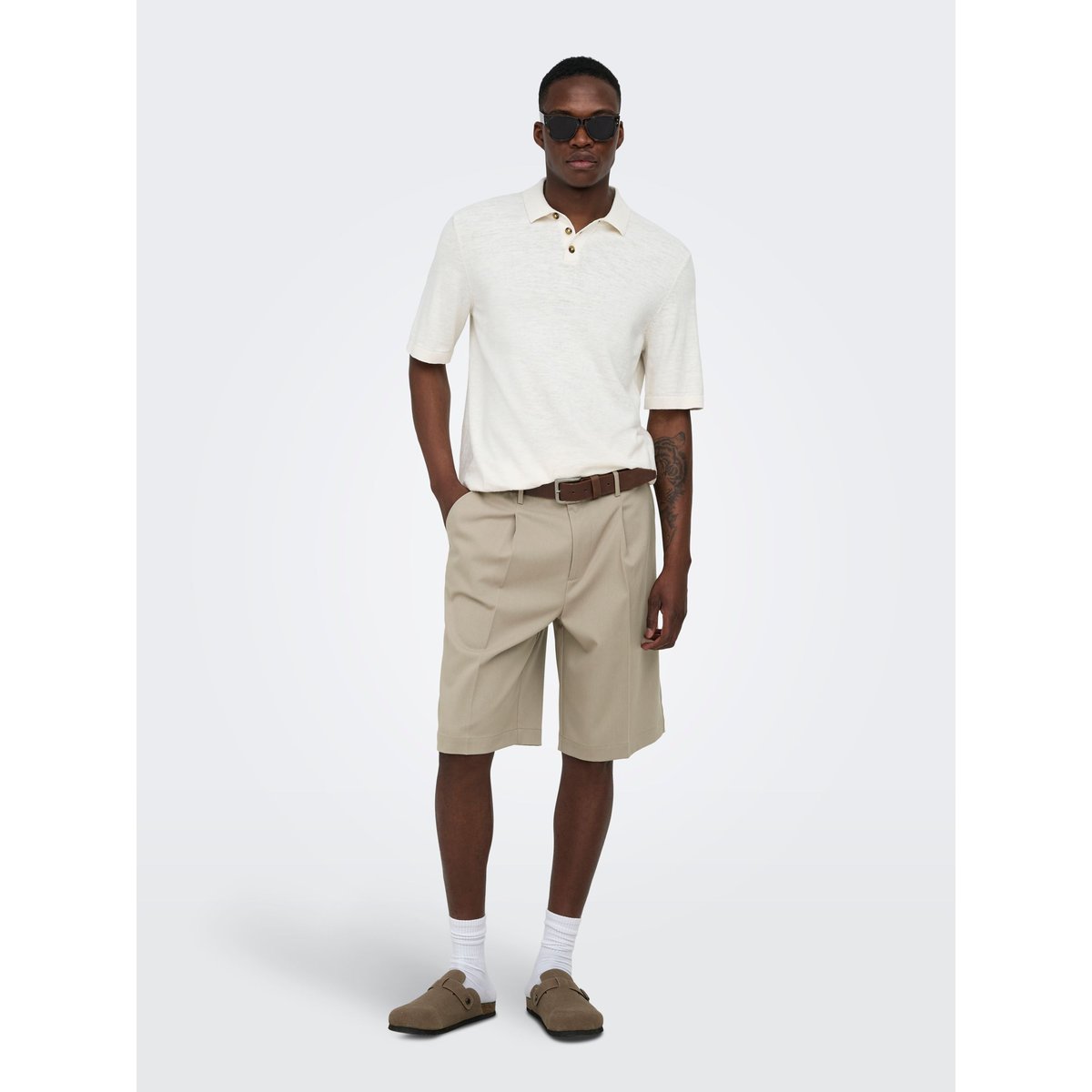 Short grise - chinchilla 1, ONLY & SONS