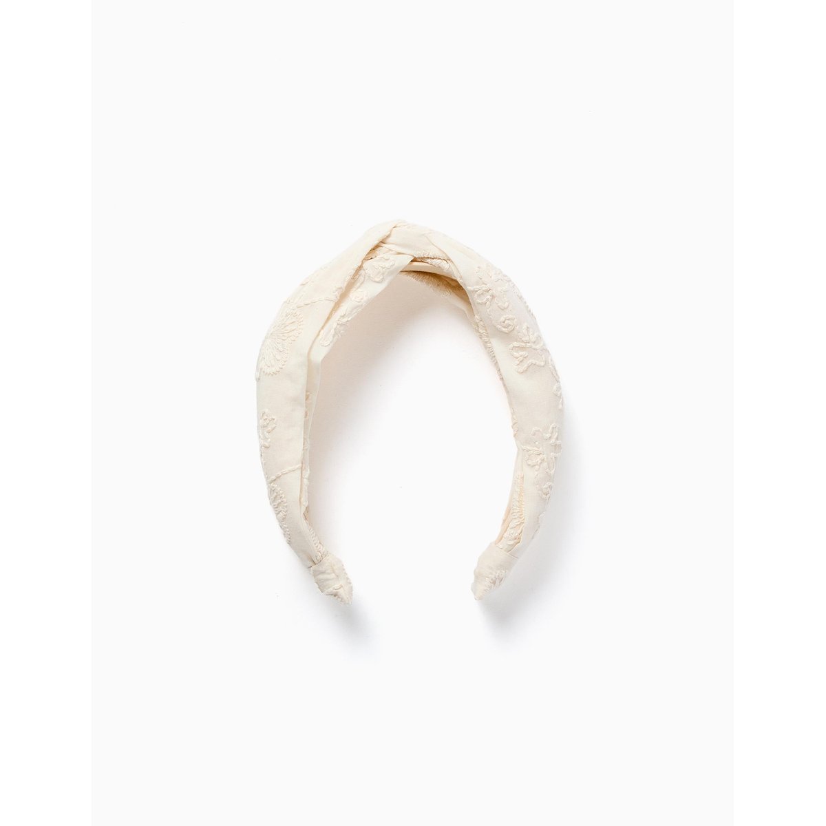 Serre-tête en coton avec broderie et nœud multicolore, ZIPPY
