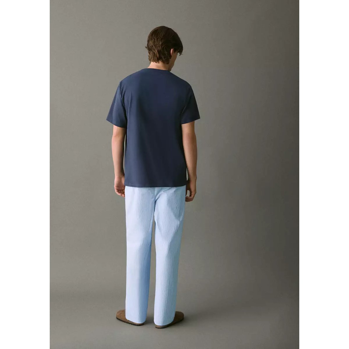 Pack pyjama coton bleu marine, MANGO TEEN