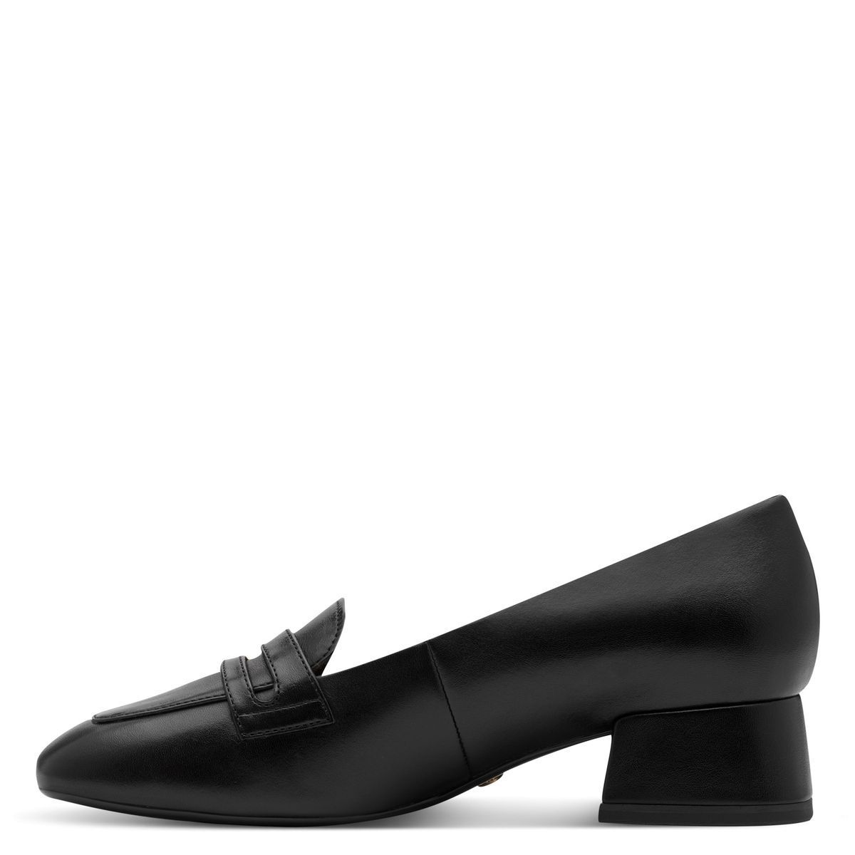 Trotteur talon bloc noir, TAMARIS