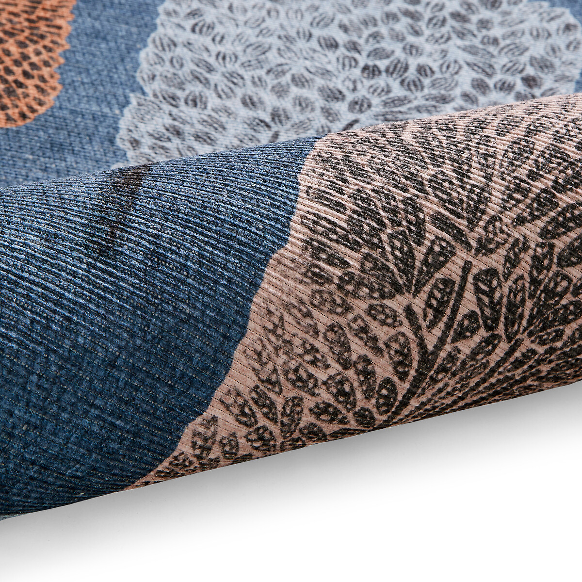 Cedar Washable Circular Rug midnight blue, SCION