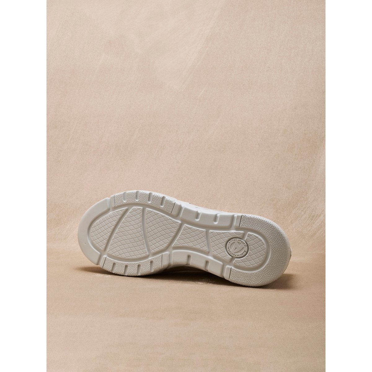 Baskets semelle amovible beige, PEDICONFORT
