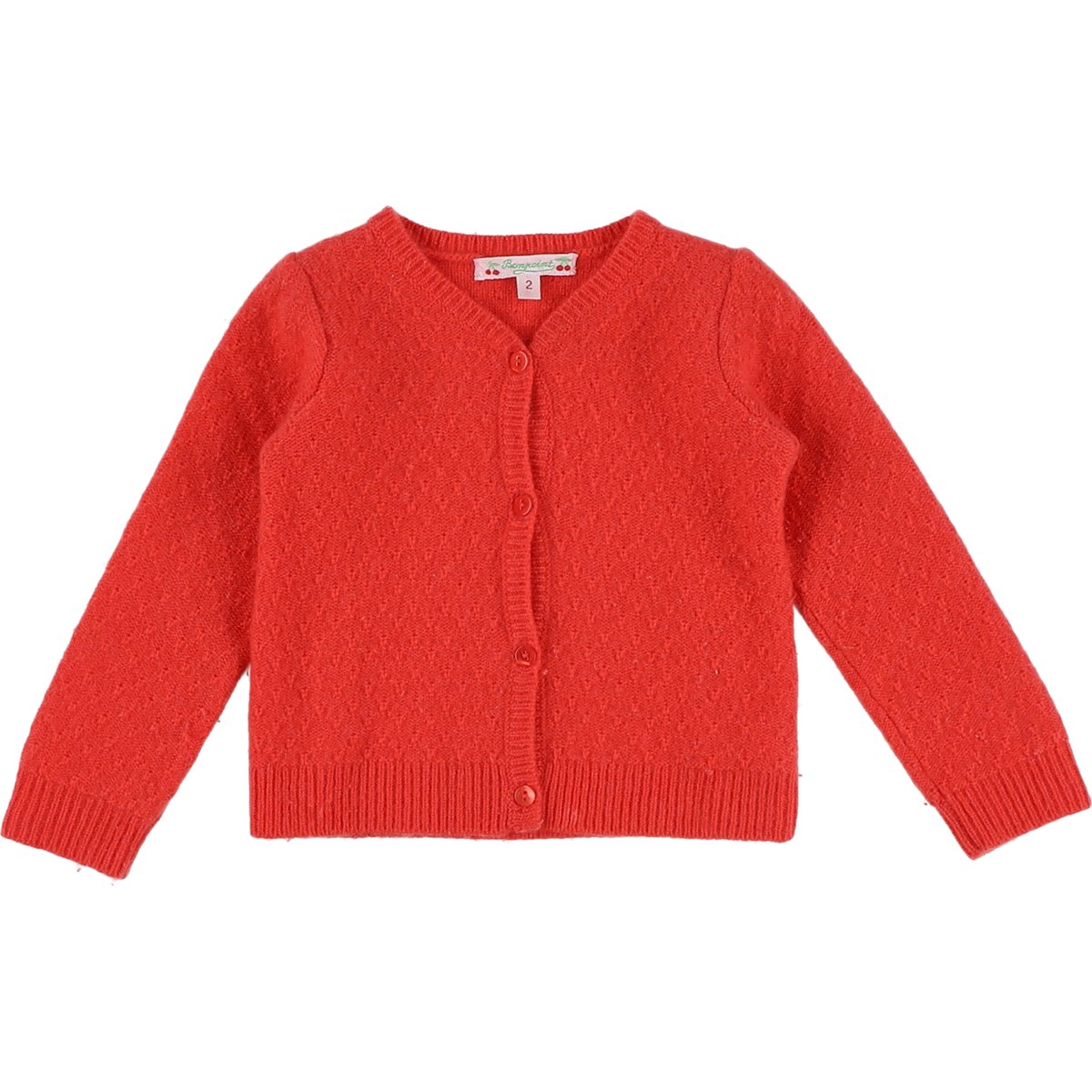 Cardigan cashmere - Très bon état orange, BONPOINT