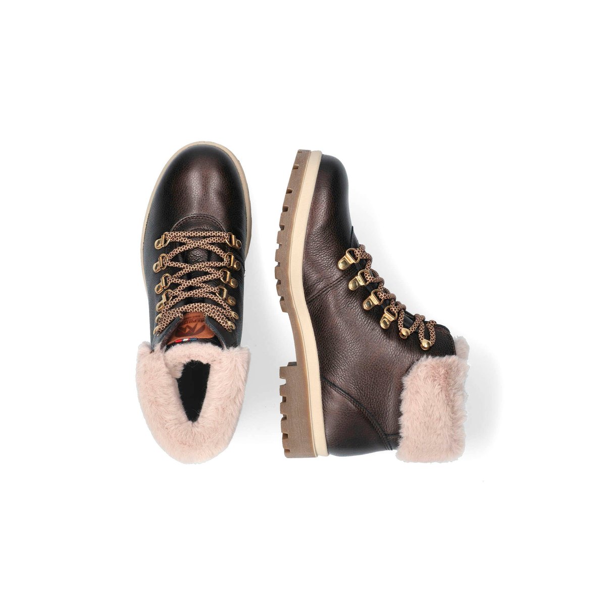 Bottines en cuir ZELDA bronze 5135, MEPHISTO
