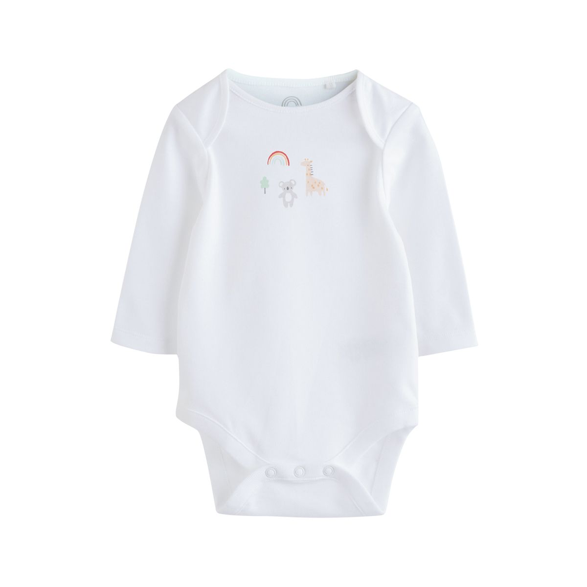 Body bébé 100 % coton à manches longues, lot personnage blanc, NEXT