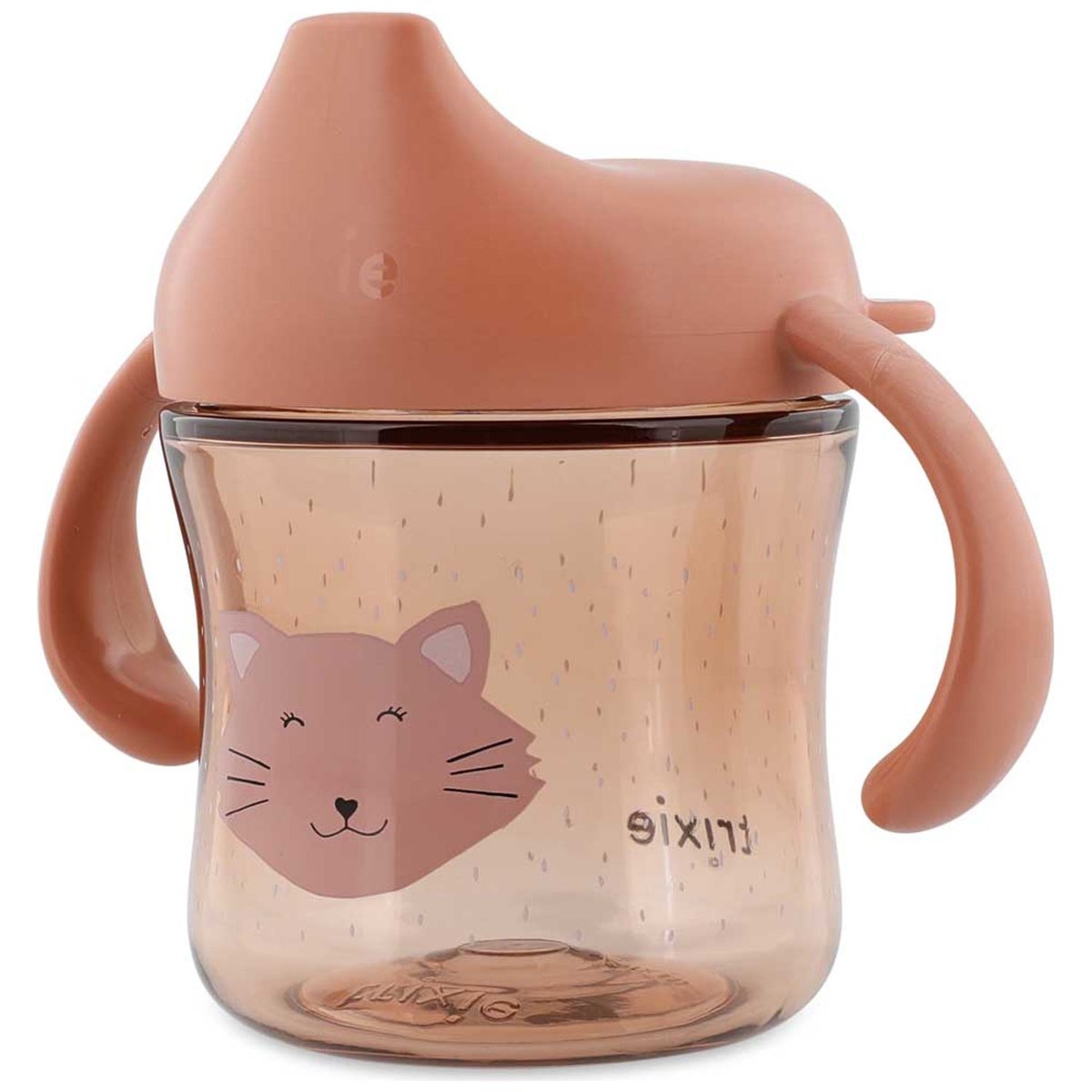 Tasse d'apprentissage avec poignées rose, noir, TRIXIE