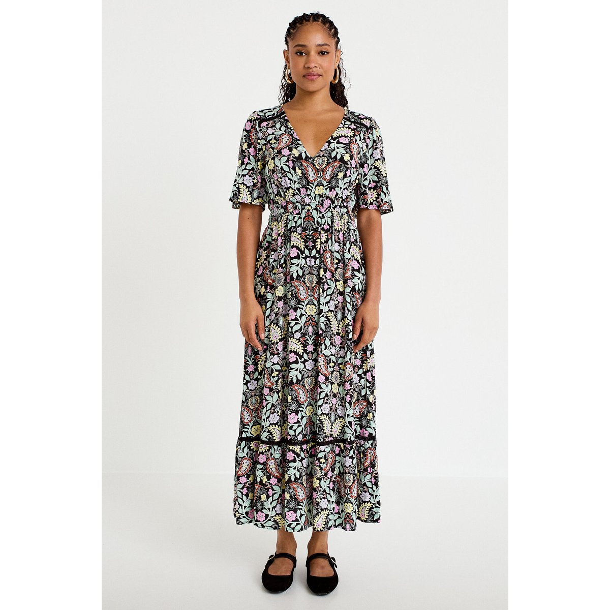 Robe évasée noir, CACHE CACHE