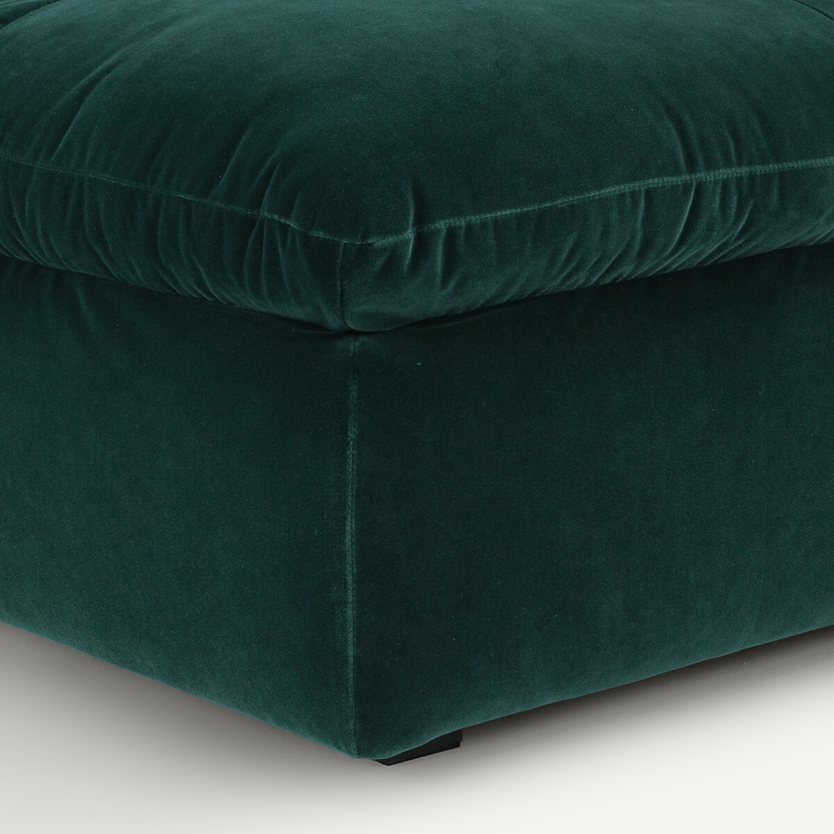 Angle 90° modulable en velours, GIULIANO vert tsar, AM.PM