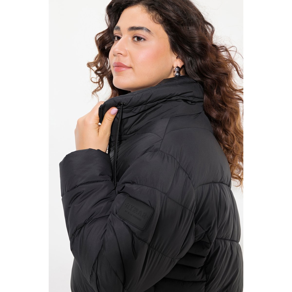 Manteau matelassé HYPRAR, tissu déperlant noir, ULLA POPKEN