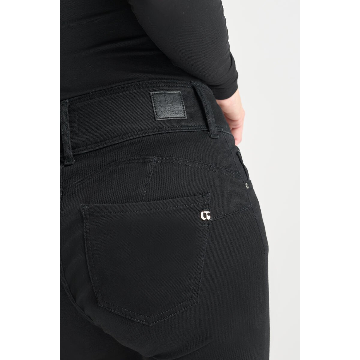 Jeans bootcut ULTRABOO, longueur 34 black, LE TEMPS DES CERISES