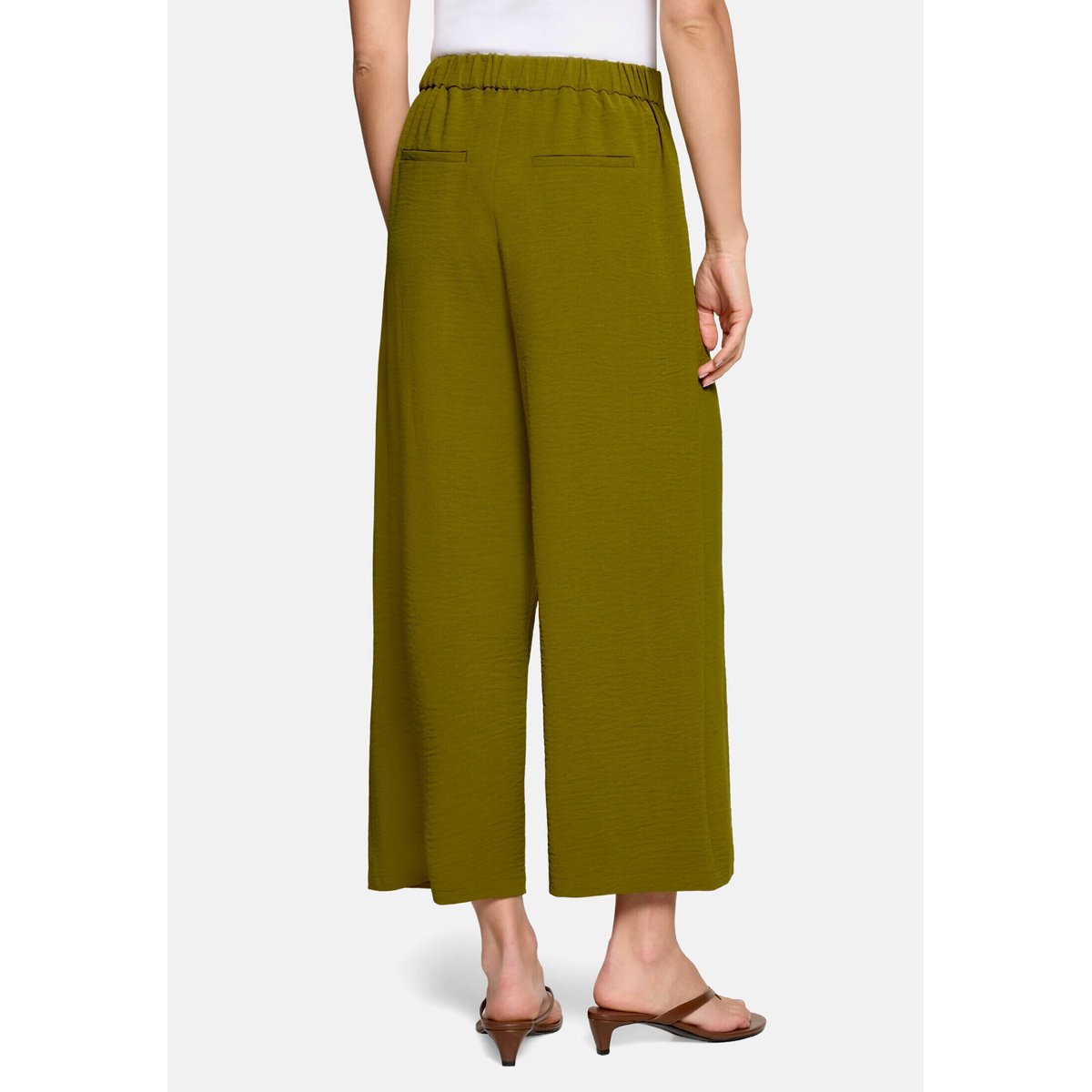 Jupe-culotte à jambes larges fir green, ZERO