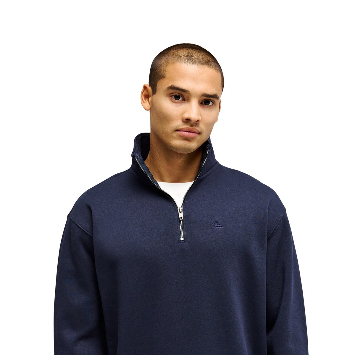 Pull demi-zip SALT WATER 1/4 bleu dark navy, QUIKSILVER
