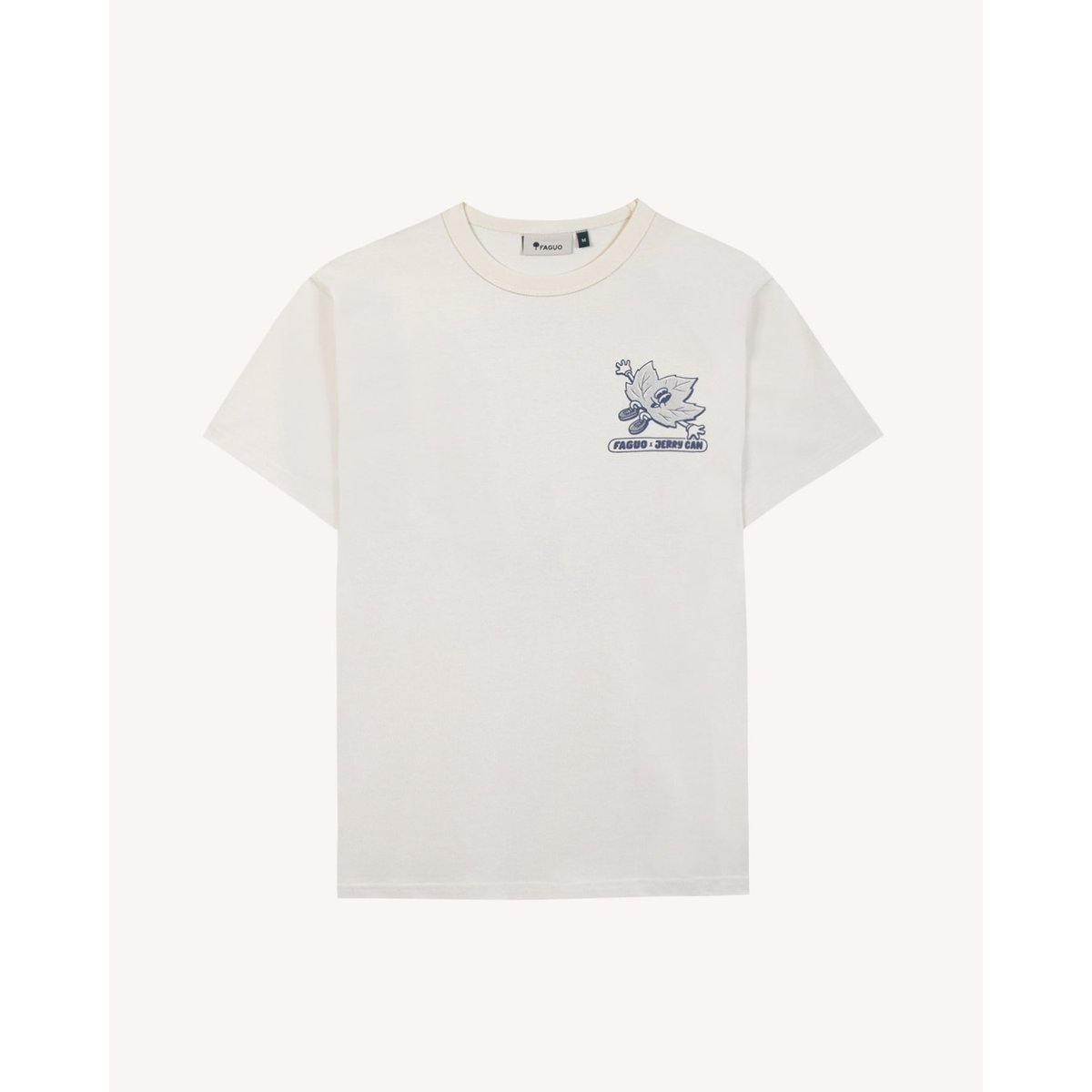 T-shirt en maille écru, FAGUO