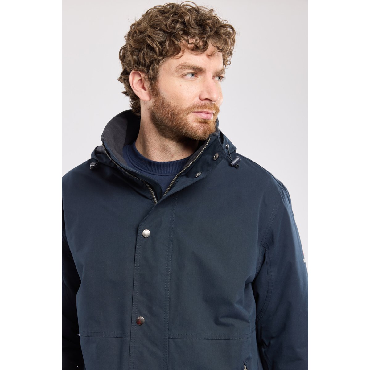 Parka imperméable doublure polaire HOT navy, BERMUDES