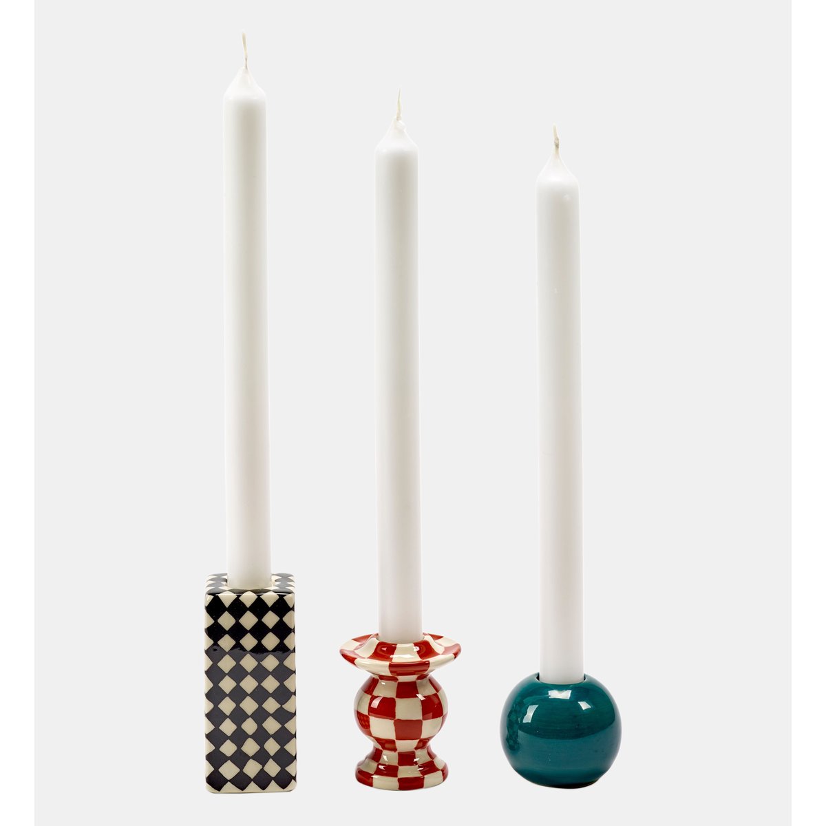 Ensemble de 3 porte-bougies multicolore, SERAX