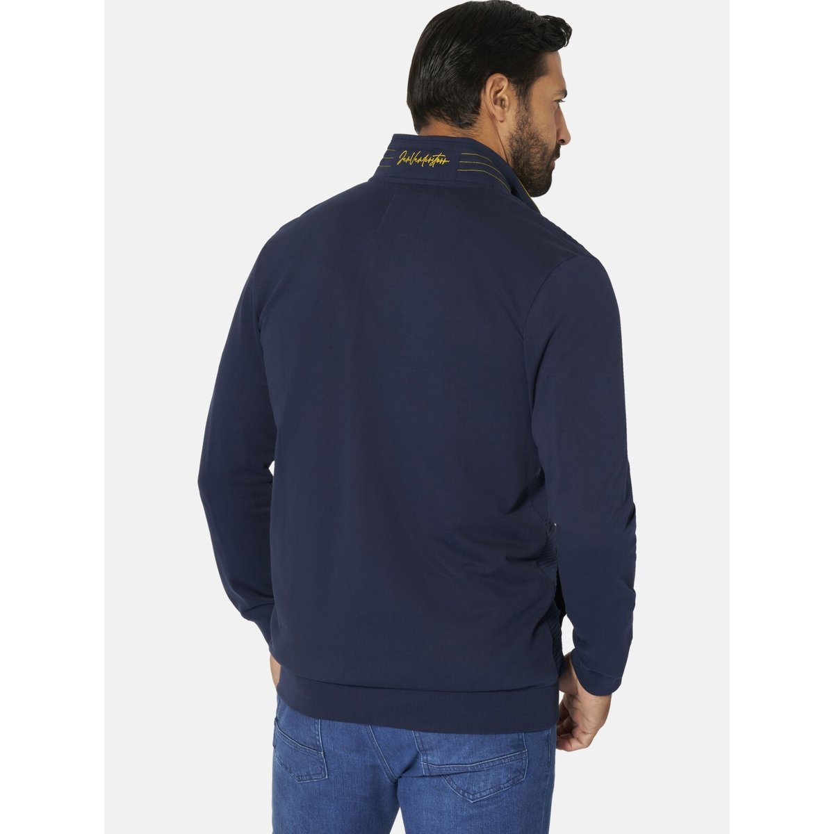 Veste en molleton PEDKA bleu foncé, JAN VANDERSTORM