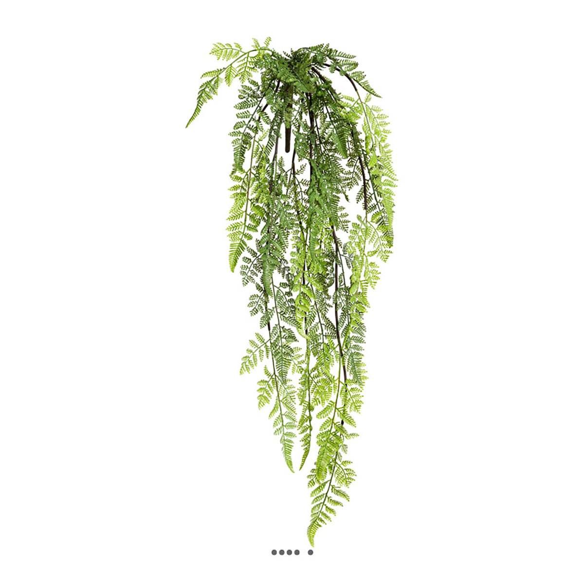 Chute de fougère artificielle L 84 cm l 20 cm v002239, ARTIFICIELLES