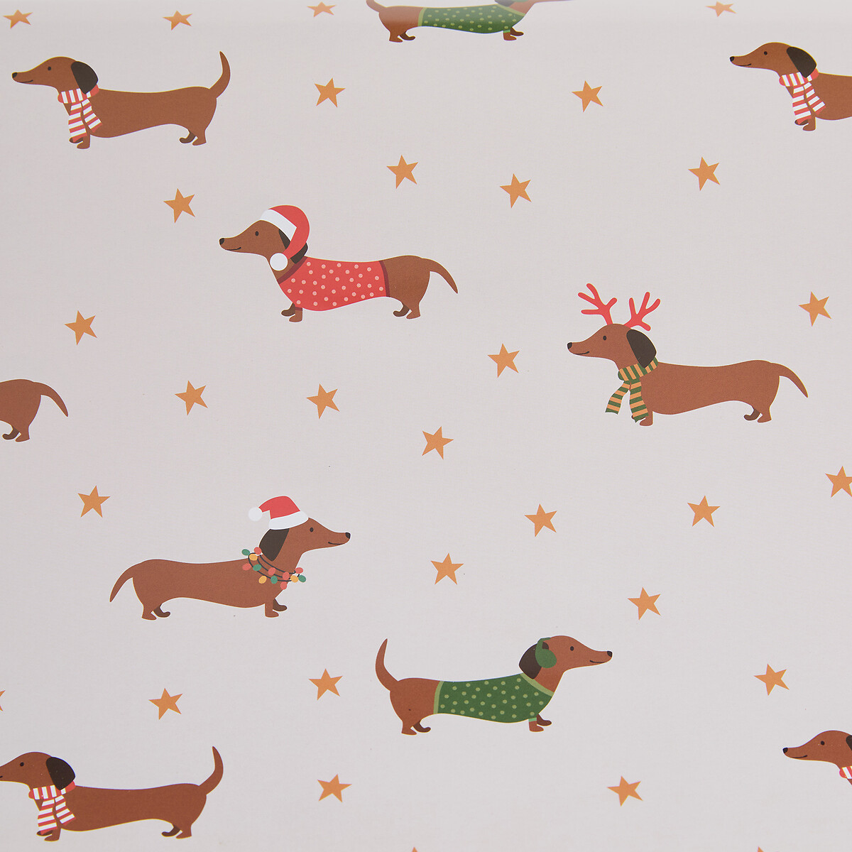 Lot de 2 papiers cadeaux, CASPAR multicolore, LA REDOUTE INTERIEURS