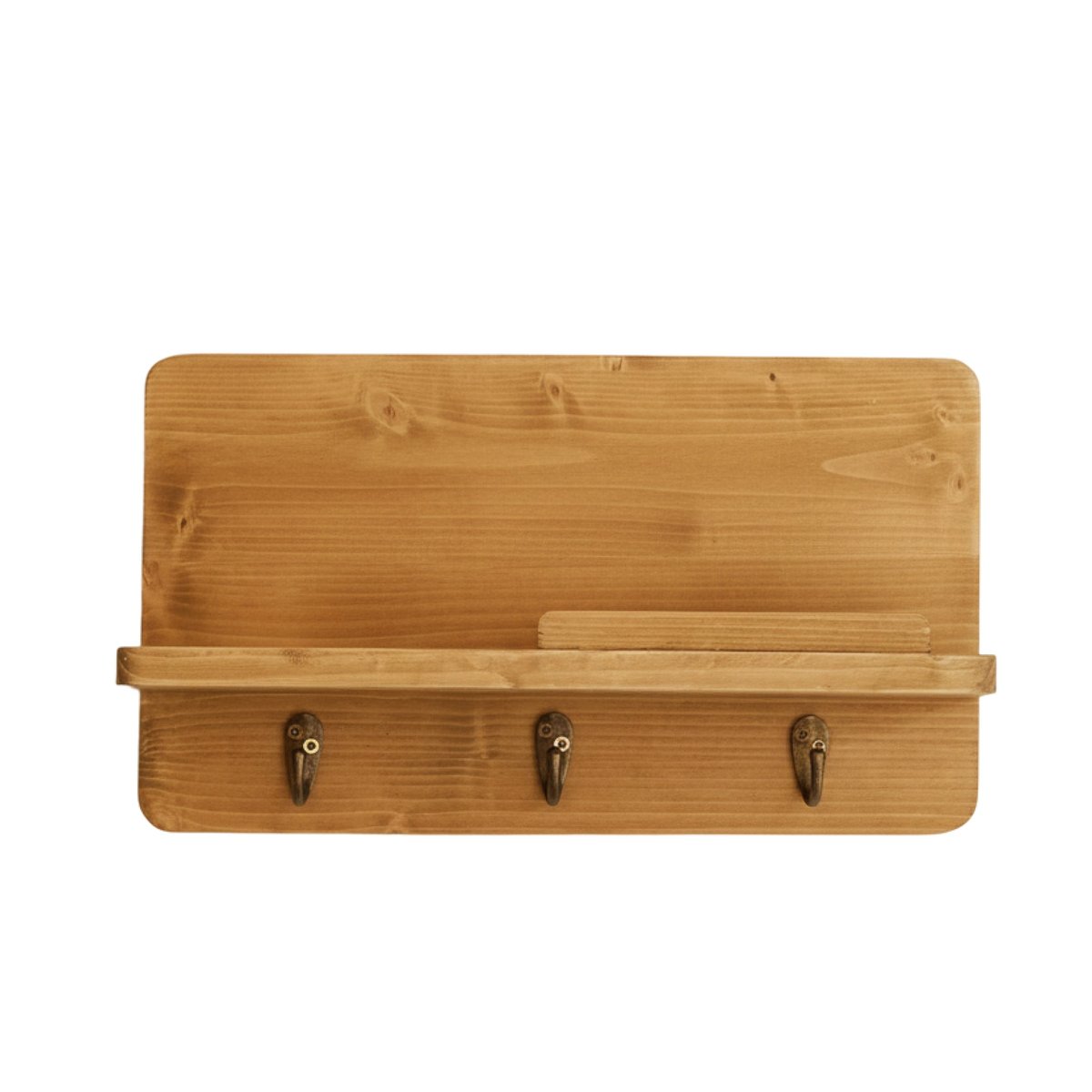 Porte-manteau mural sapin massif marron clair - LOTTE désert, HANNUN
