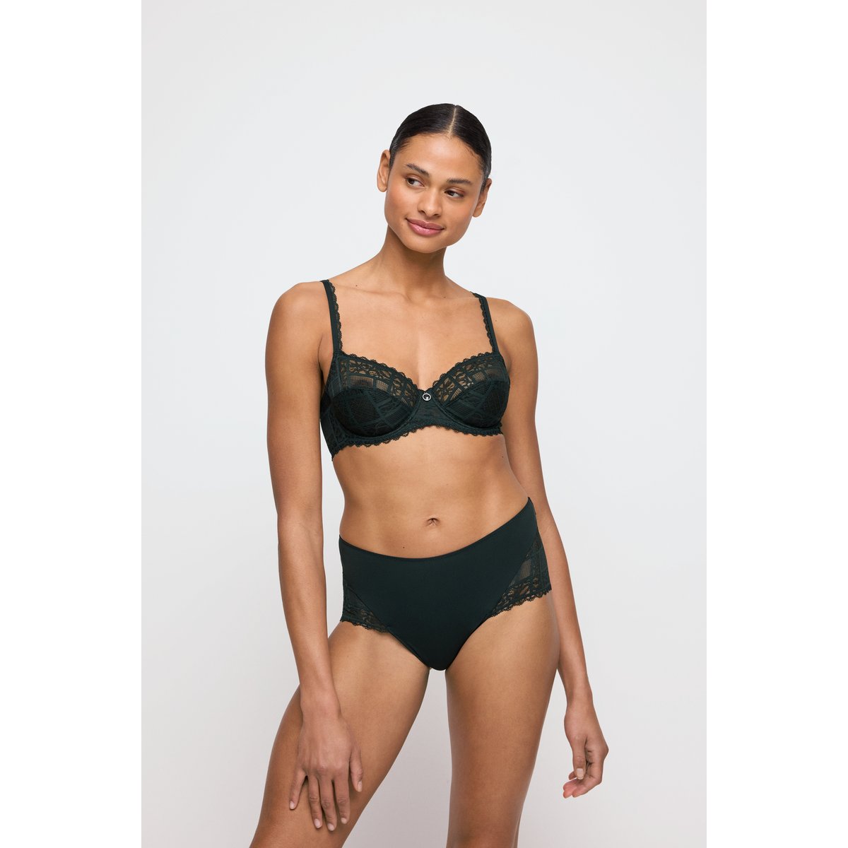 Slip taille haute JADEI vert - deep forest, MARIE JO