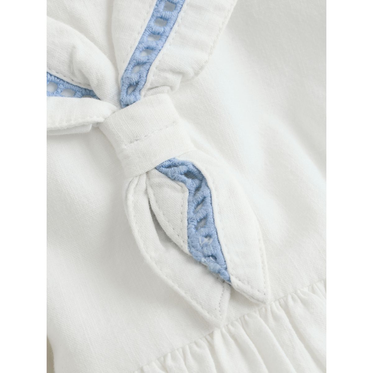 Robe tissée bébé blanc, NEXT