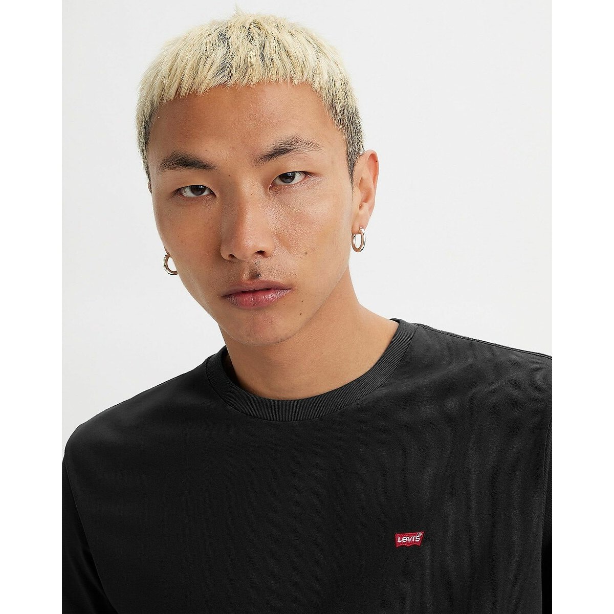 T-shirt col rond manches courtes noir, LEVI'S