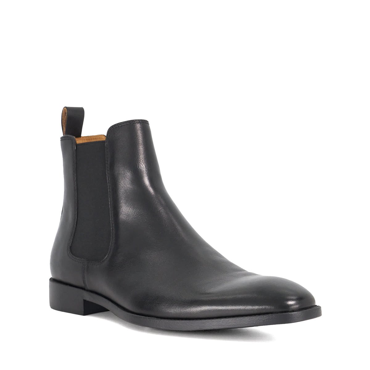 Bottines Chelsea en cuir avec semelle flexible - MATCHIN black-leather, DUNE LONDON