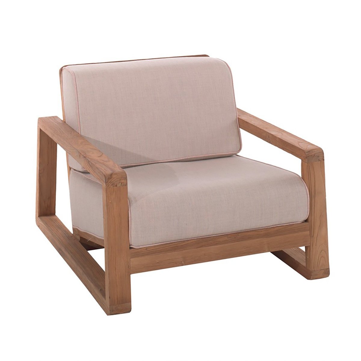 Fauteuil de jardin en teck recyclé, LONDON autres, GESCOVA