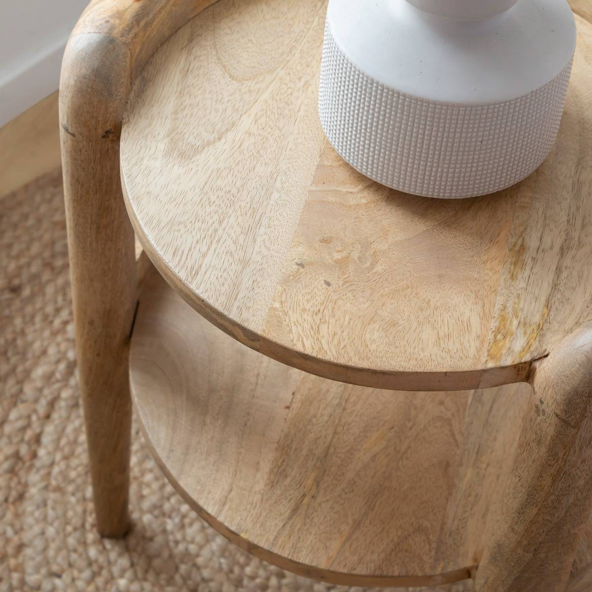Chevet en bois de manguier ALLYE bois clair, MADE IN MEUBLES