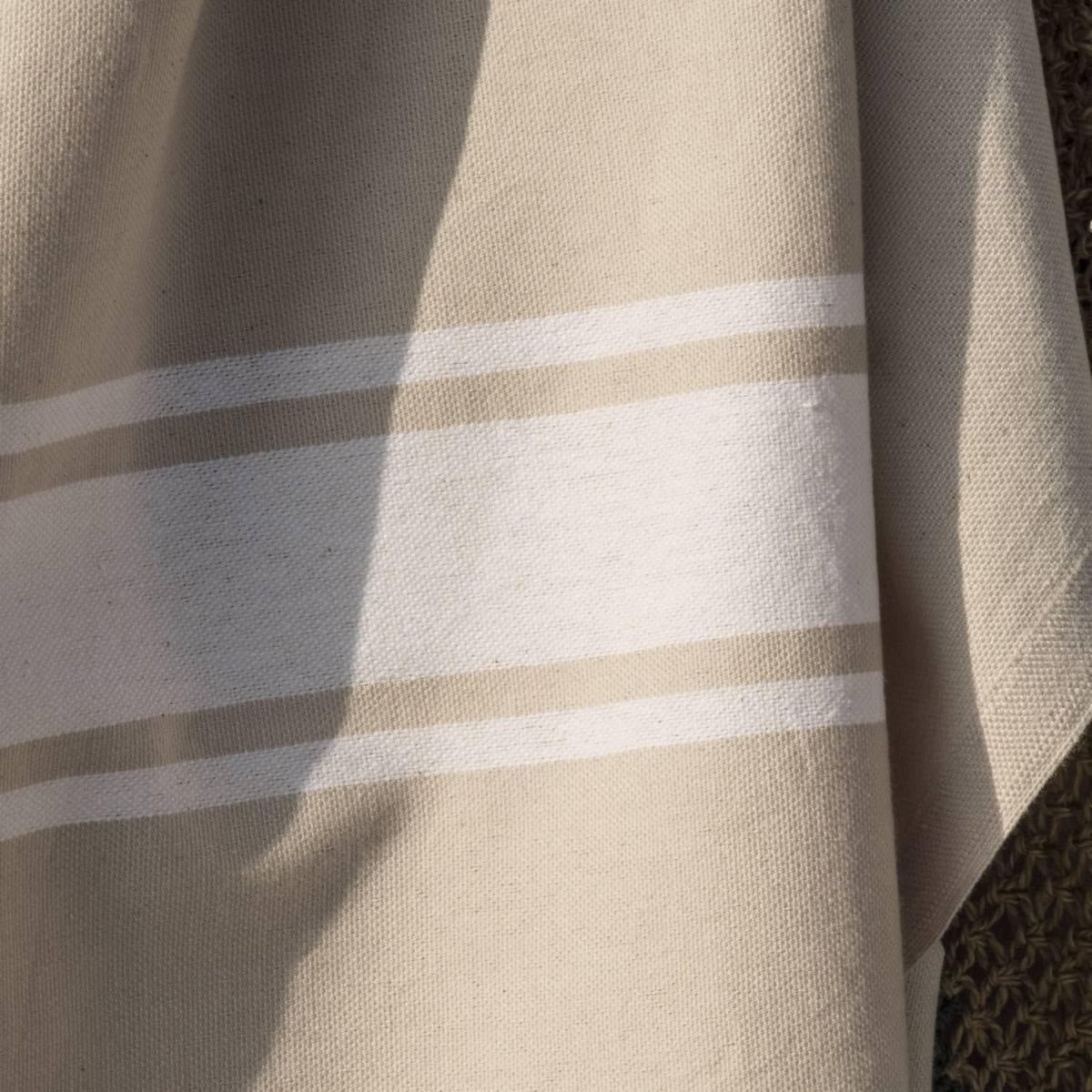 Lot de 2 foutas coton ST TROPEZ beige, FEBRONIE