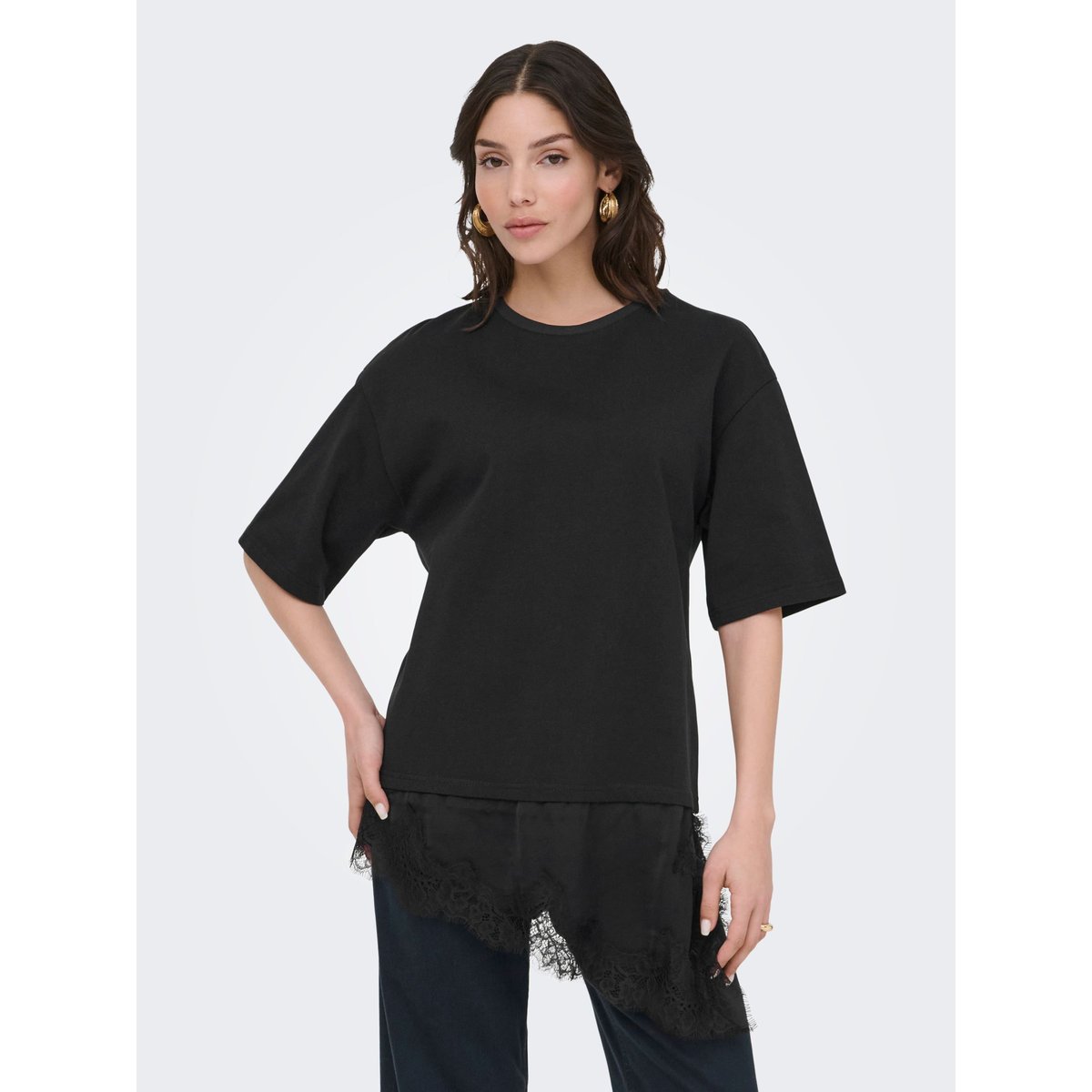 T-Shirt black 1, JDY