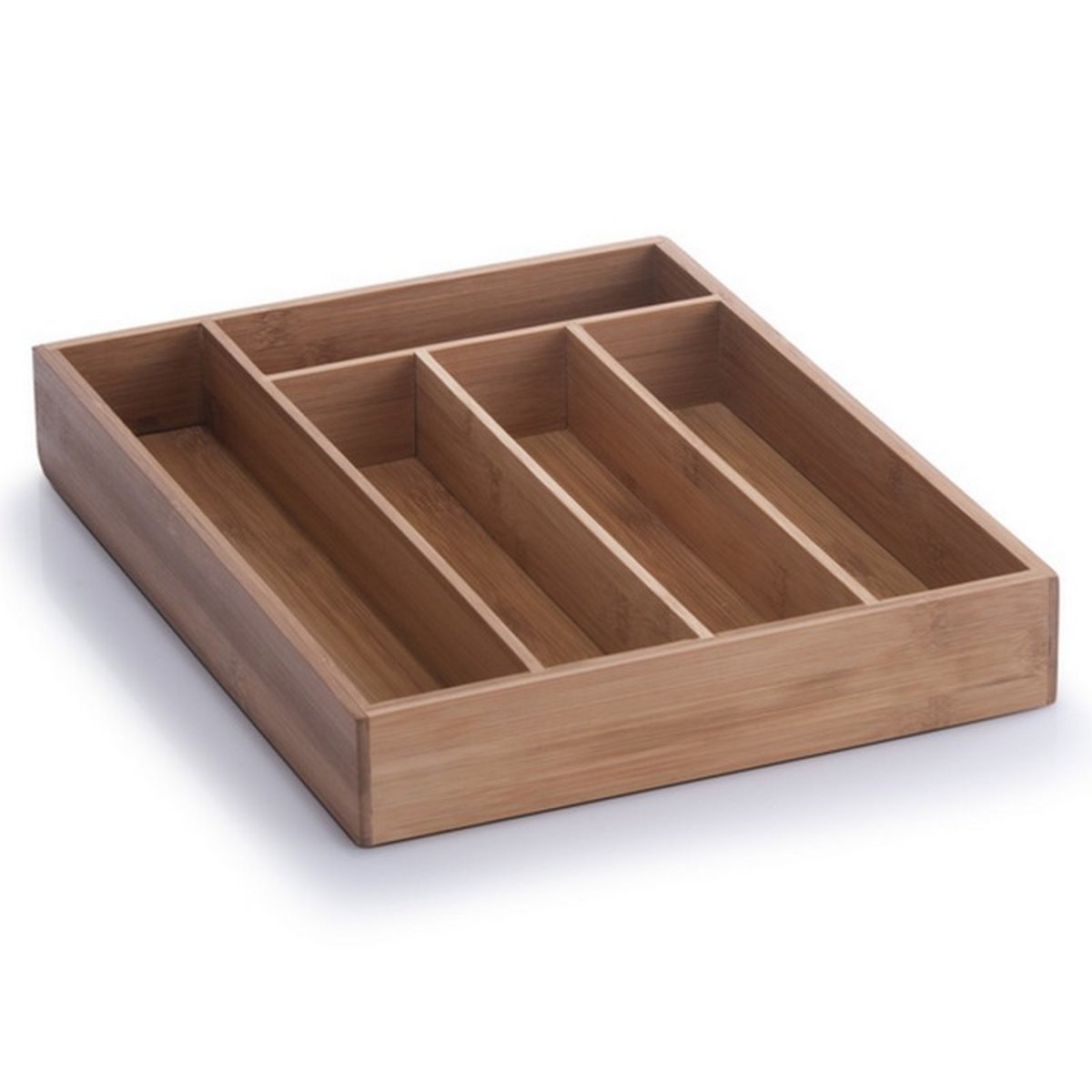 Range-couverts bois de bambou bois clair, ZELLER PRESENT