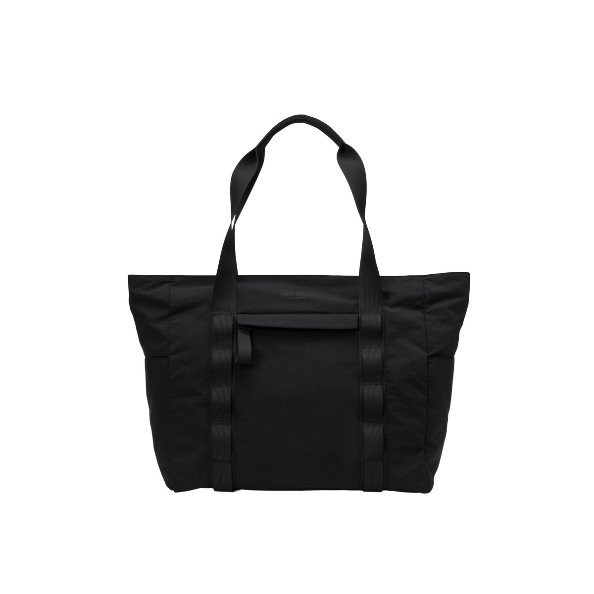 Sac cabas modèle Lica fabriqué à partir de matériaux recyclés noir, MARC O'POLO