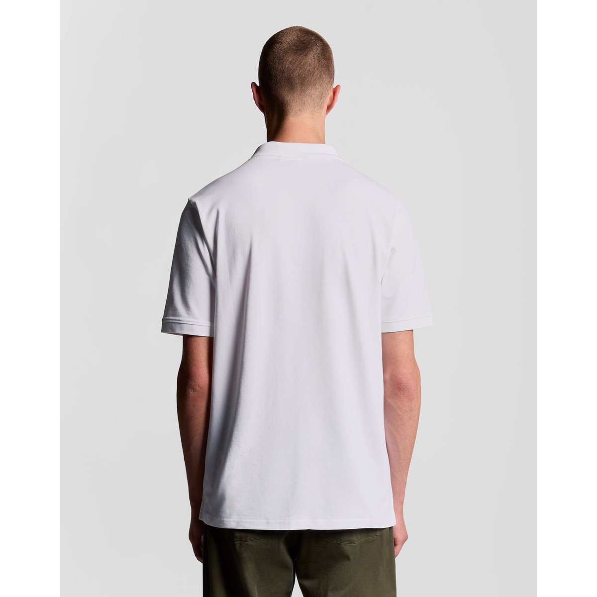 Polo en coton blanc, LYLE & SCOTT