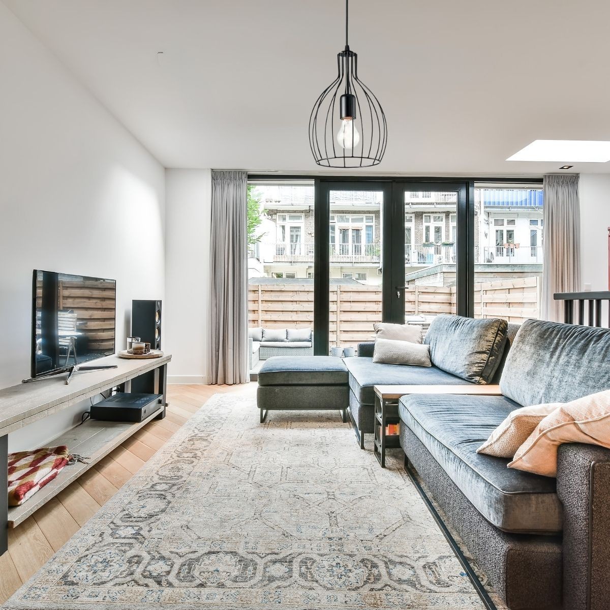 Suspension    AMPOLLA noir, IDEAL LUX